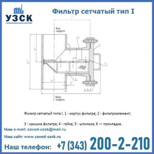 Фильтр сетчатый ФС по Т-ММ-11-2003 в Курске