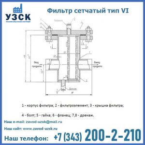 Фильтр сетчатый ФС по Т-ММ-11-2003 в Курске